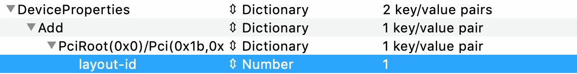 写入 config.plist 中