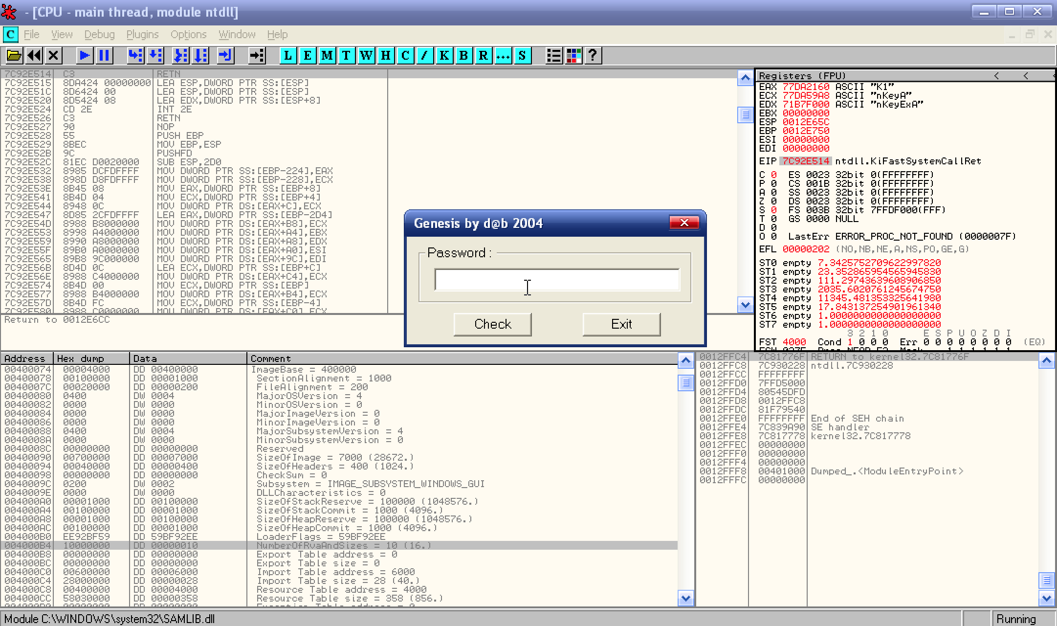 修改 NumberOfRvaAndSize